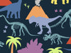 Dino Friends - Navy and Bright