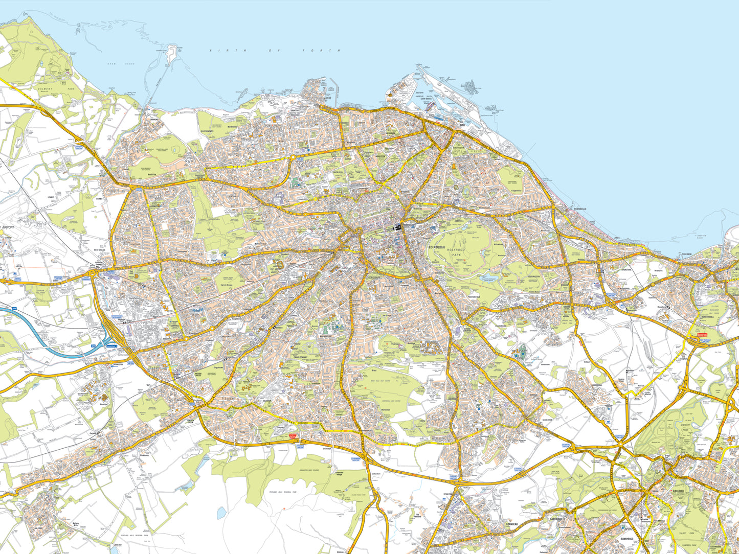 A-Z Edinburgh Map