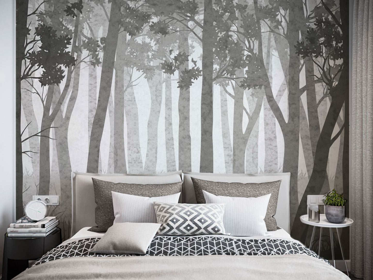 Forest Wall - Grey