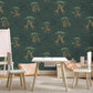 Giraffe and Savanna - Green