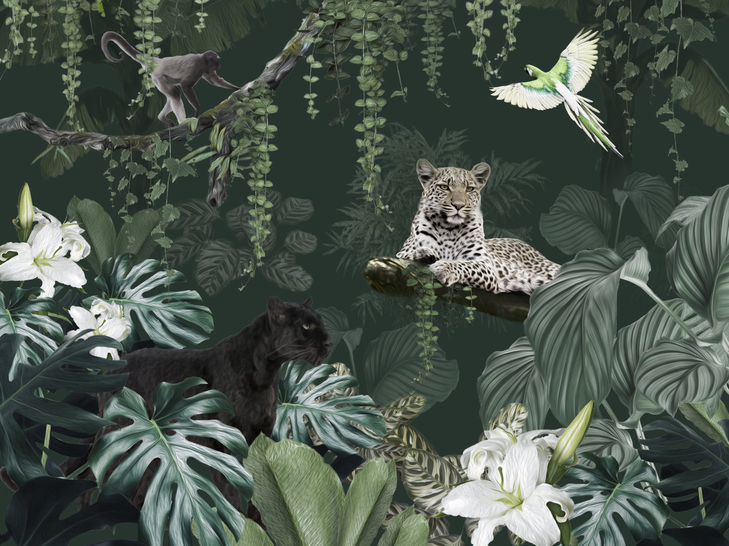 Jungle Cats - Green