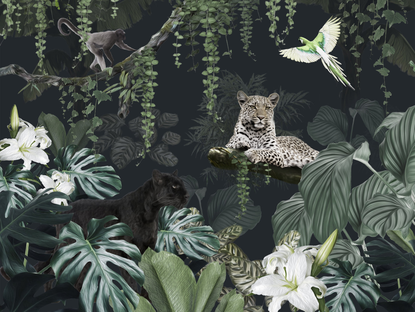 Jungle Cats - Blue