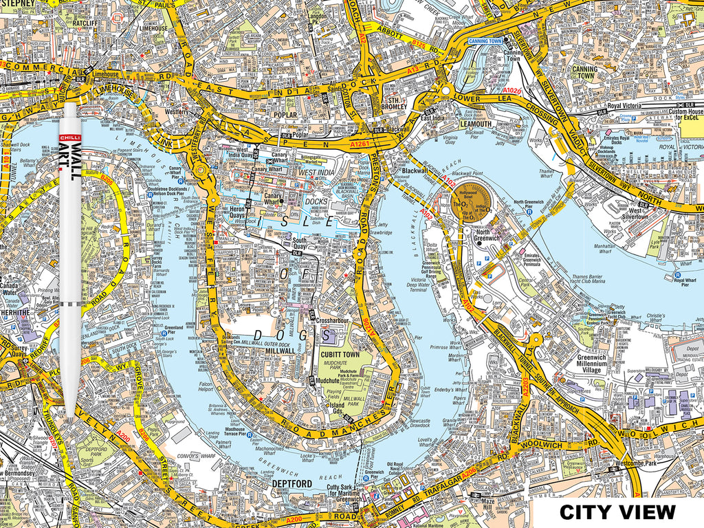 A-Z Map – Chilli Wall Art