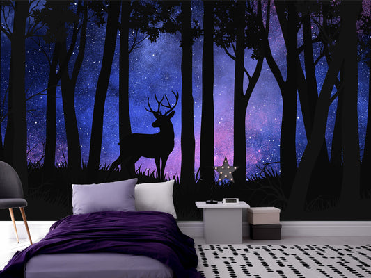 Nocturnal Forest Stag - Pink