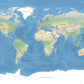 Physical World Map No 3