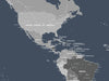 World Map - Navy