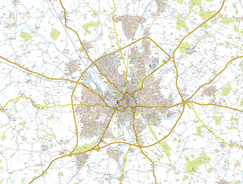 A-Z York Map – Chilli Wall Art