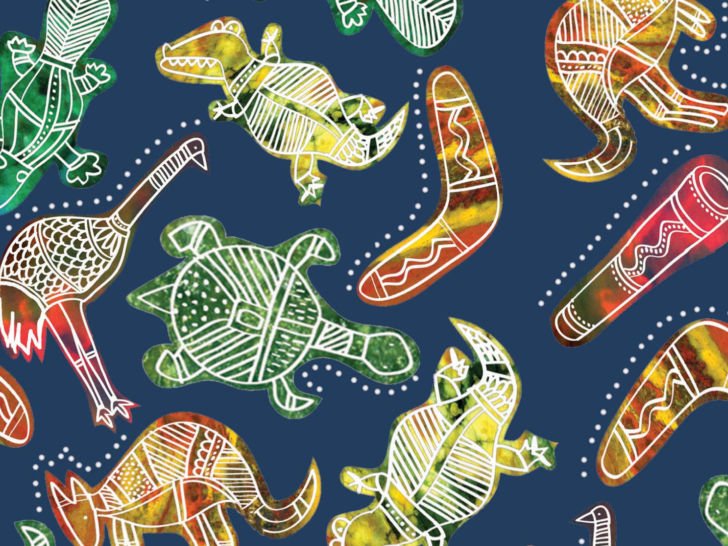 Platypus and Friends - Bright and Navy