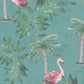 Fancy Flamingos - Teal