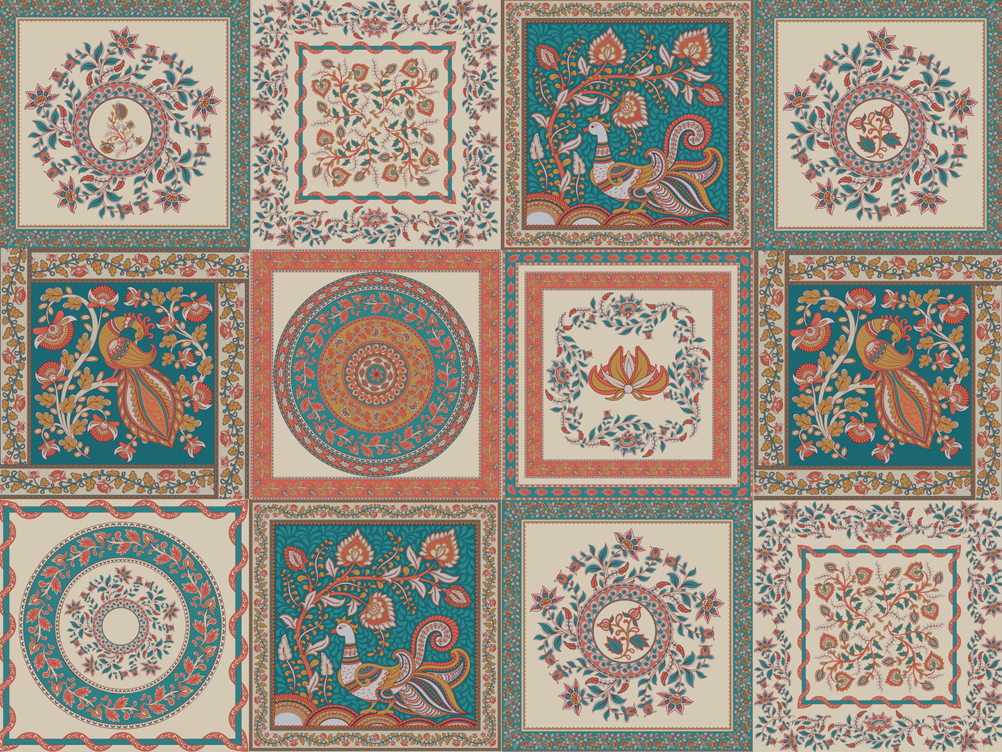 Indian Tiles - Neutral