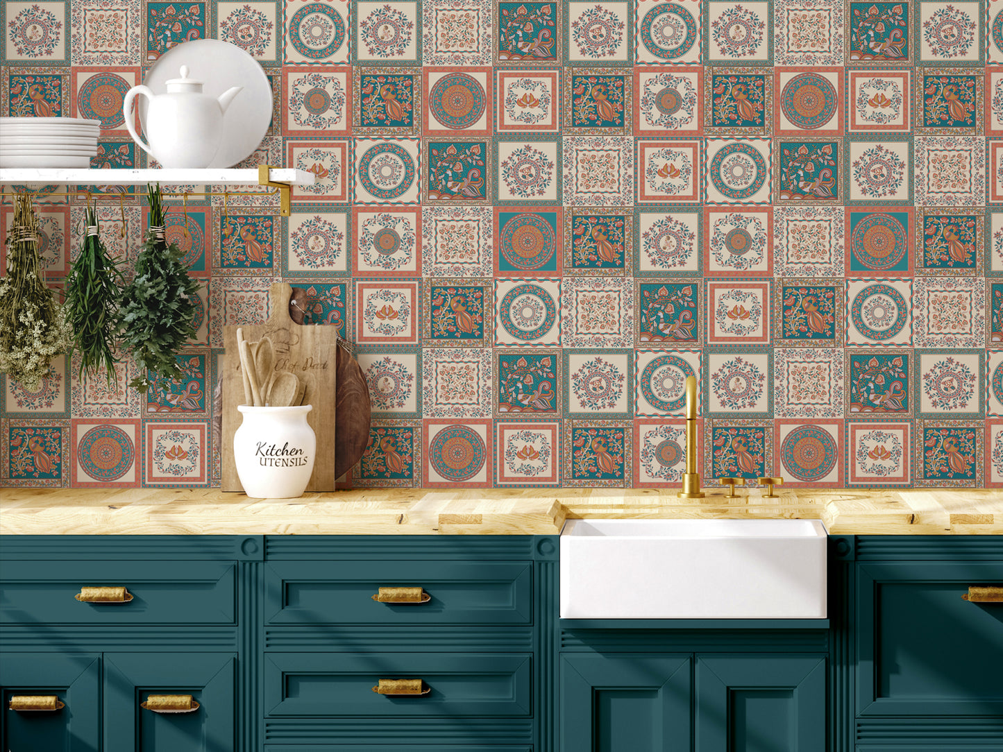 Indian Tiles - Neutral