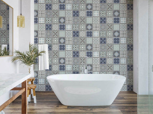 Moroccan Tiles - Blue
