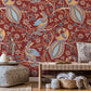 Kalamkari Bird - Red