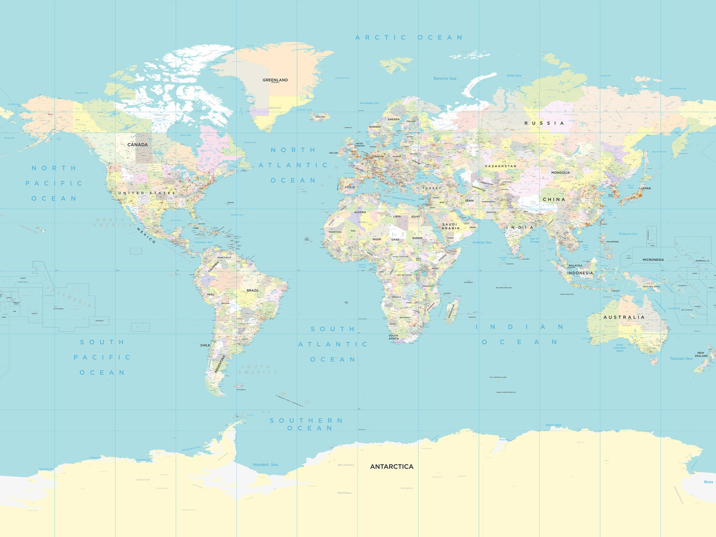 Political World Map No 2