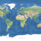 Physical World Map No 4