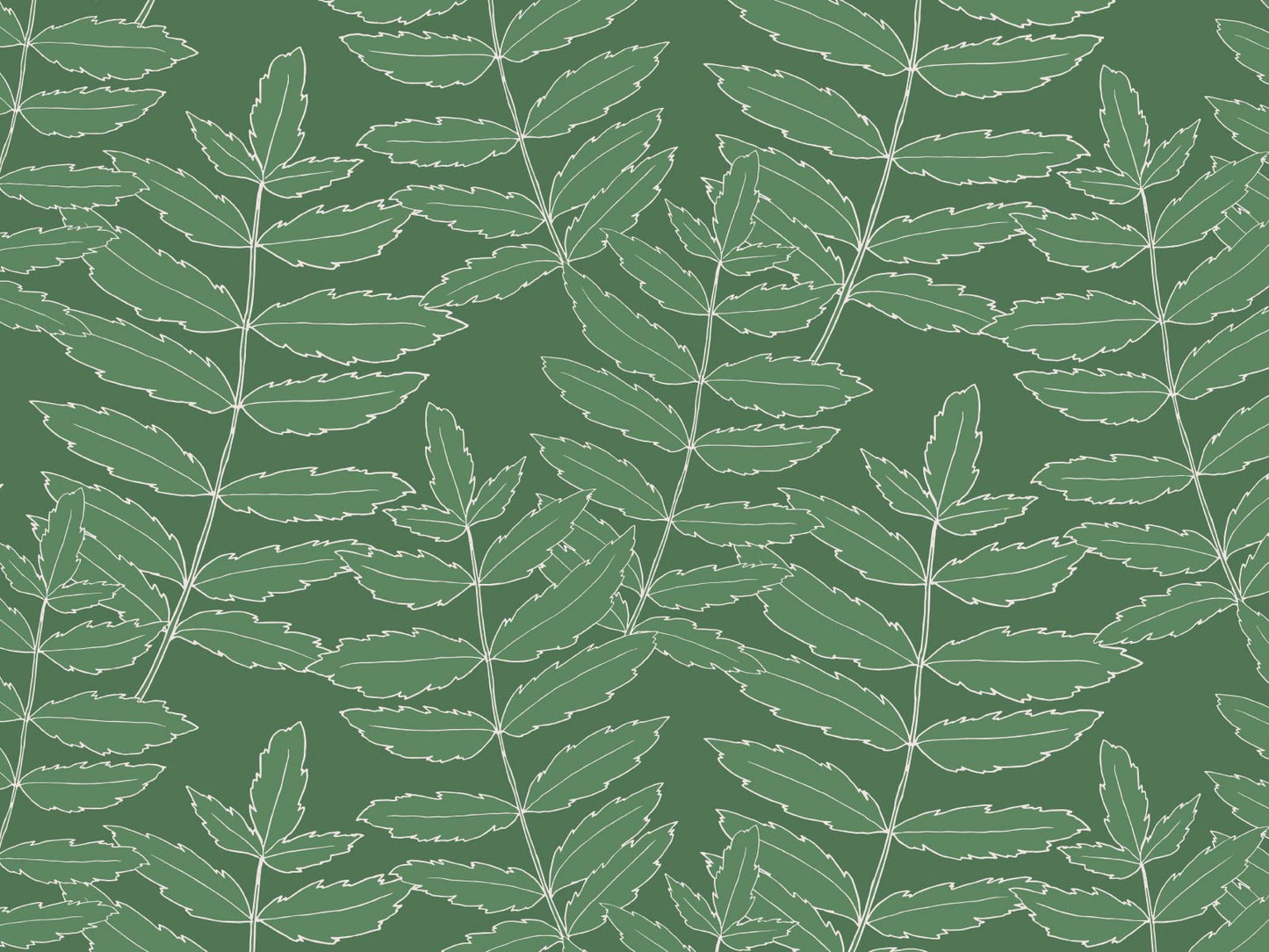 Rowan Leaf - Green